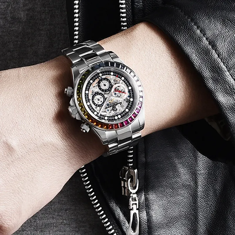 Pagani Design Rainbow Auto Men's Watch- PD-1653